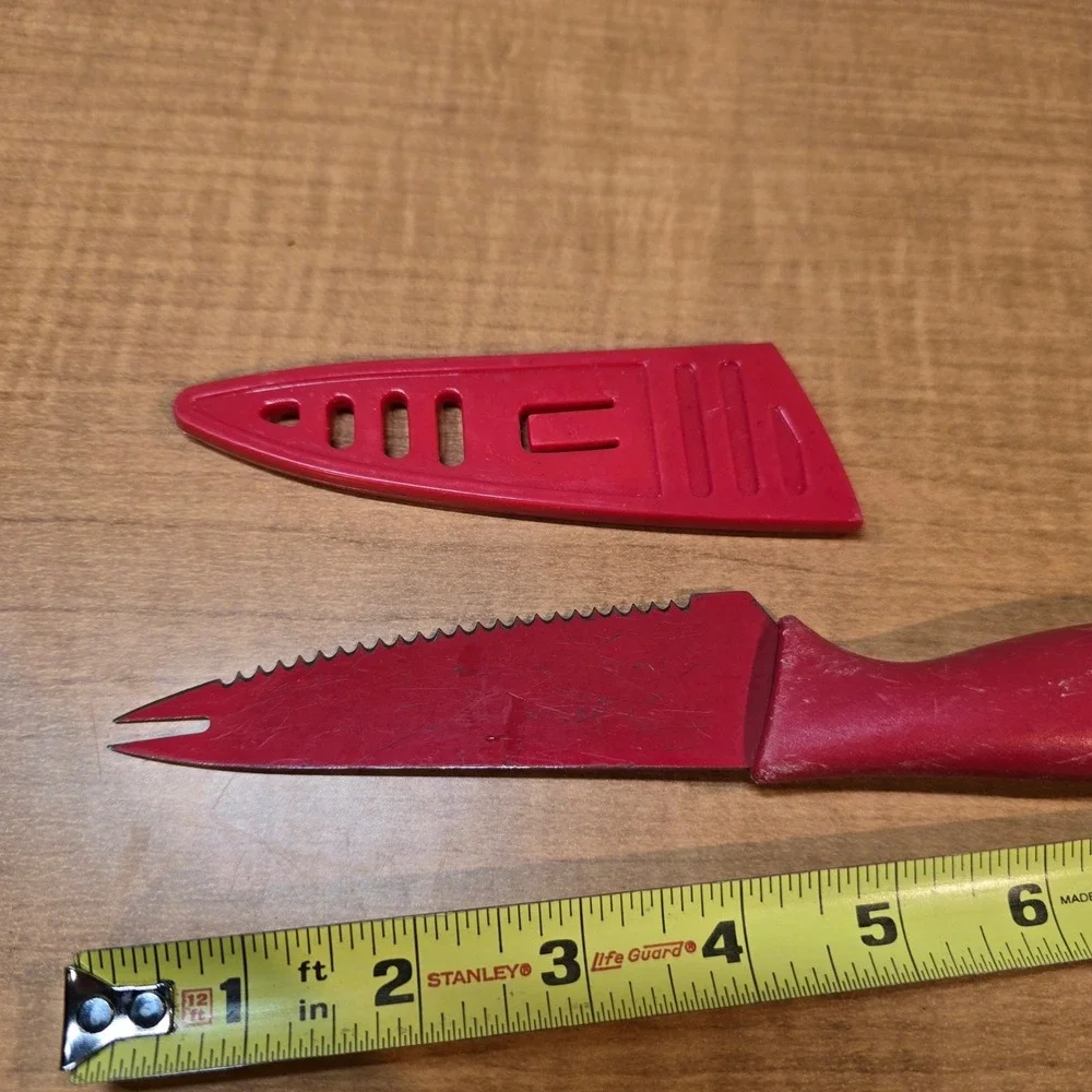 Colorful 5-piece set of Tomodachi Knives with Sheath Covers Hampton Forge‎ LTD